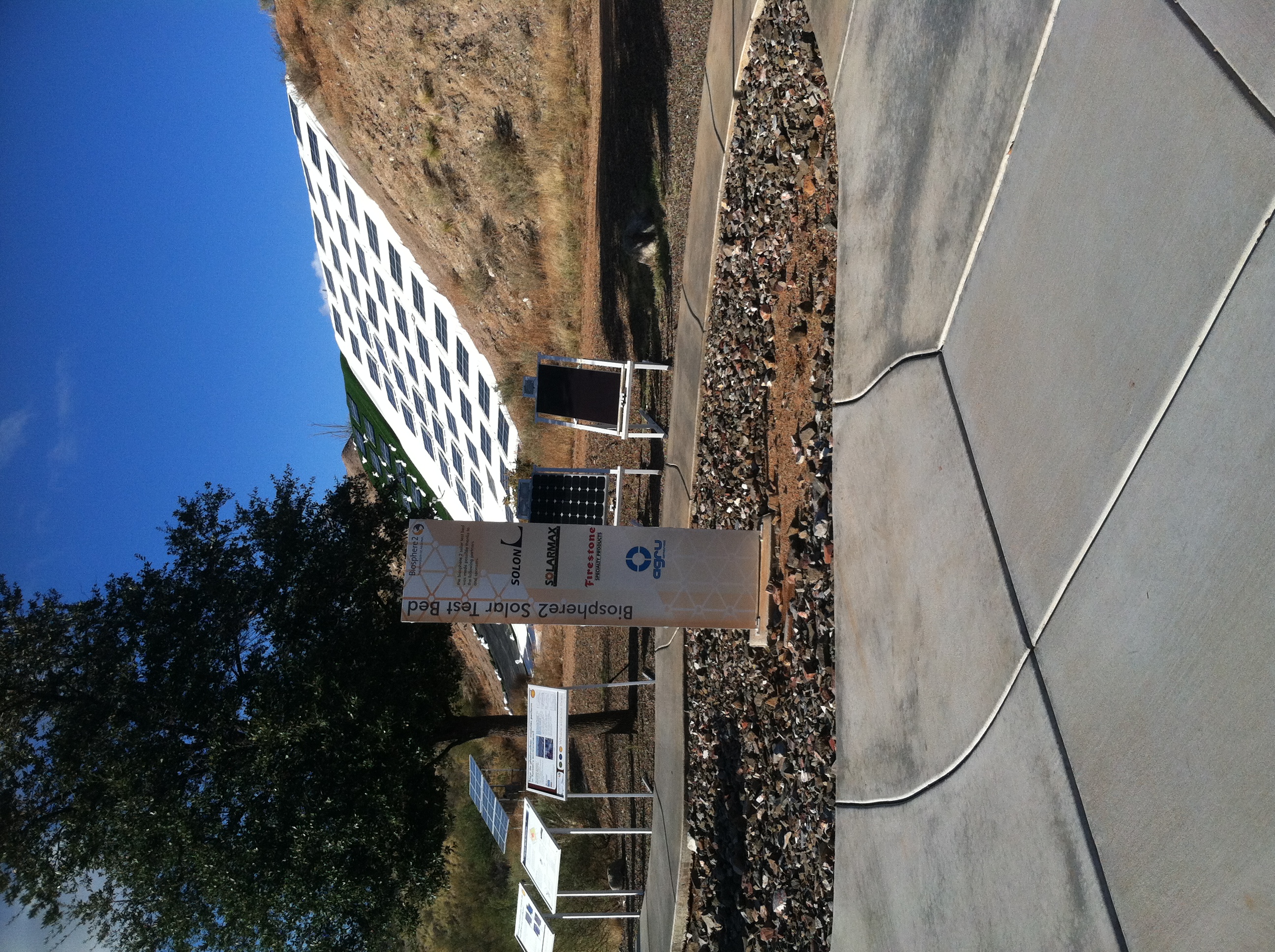 Biosphere 2 Solar Panel Testing - panoramio
